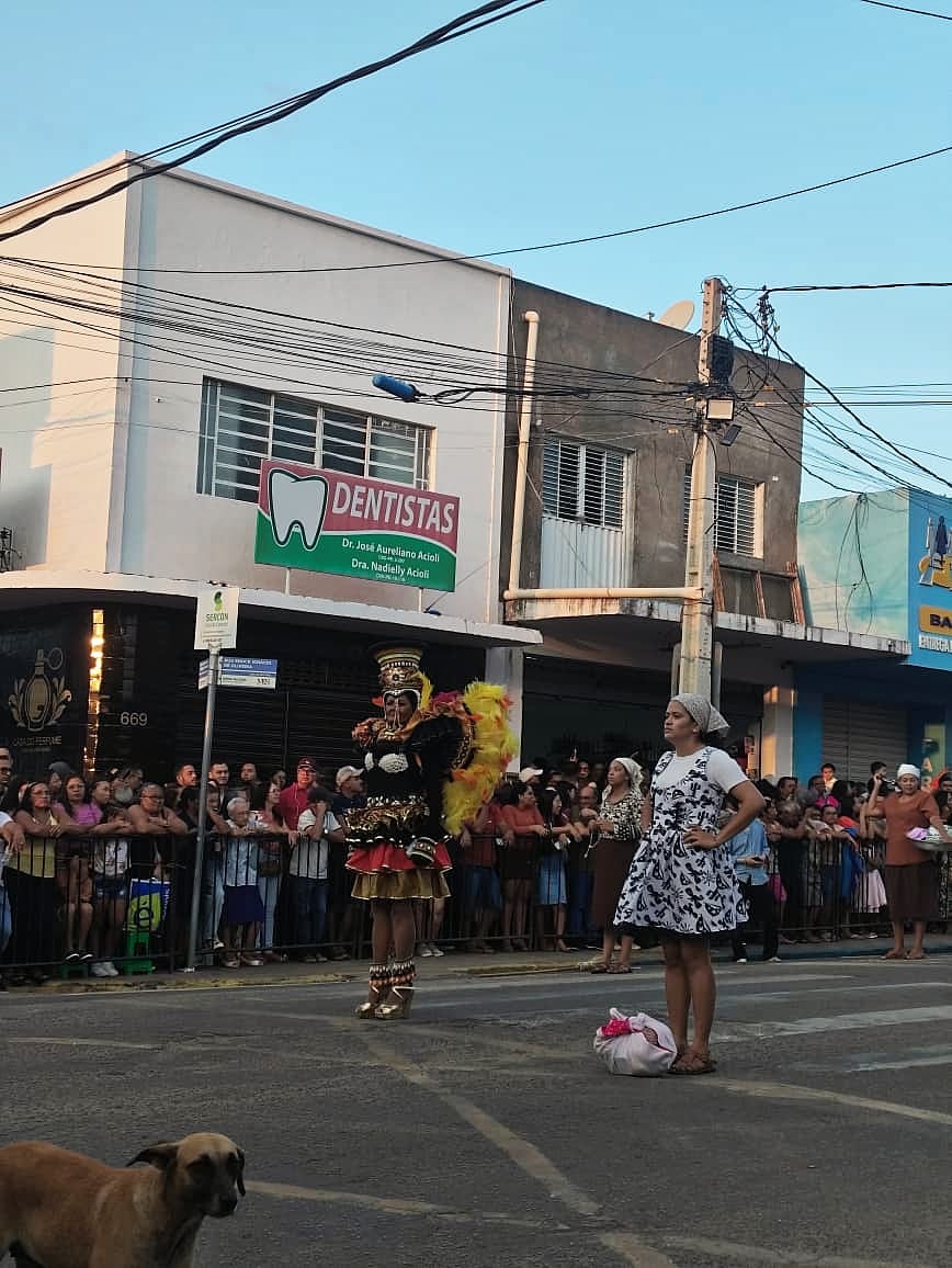 Atores protestam por falta de respeito durante desfile cívico em ST
