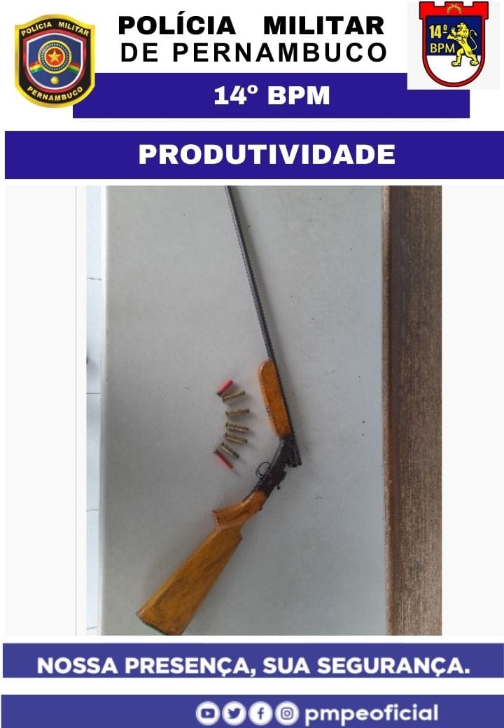 Homem é preso por posse ilegal após denúncia de padrasto em ST 1 Foto: Divulgação/PMPE