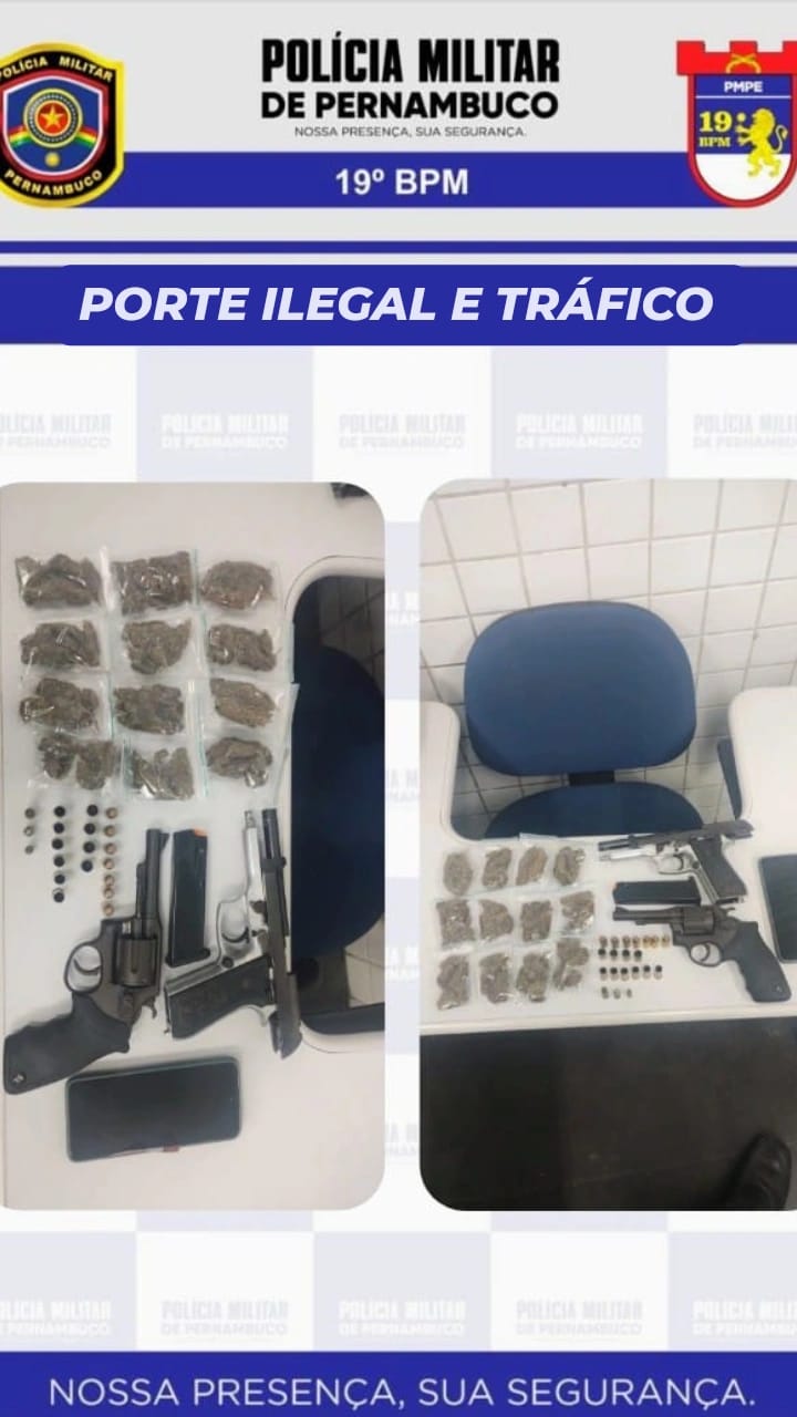 Foragido da Justiça e morador trocam no Recife - Foto: Divulgação/PMPE