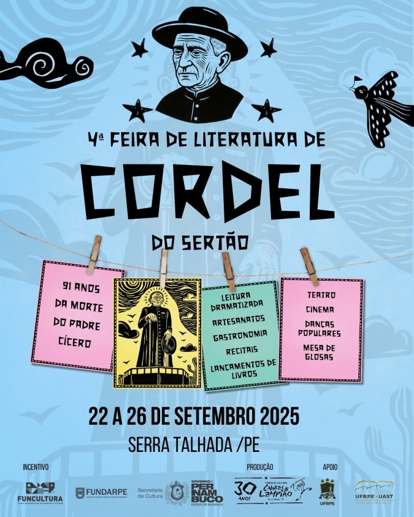 4ª Feira de Literatura de Cordel acontece neste mês em Serra Talhada 1 4ª Feira de Literatura de Cordel acontece neste mês em Serra Talhada