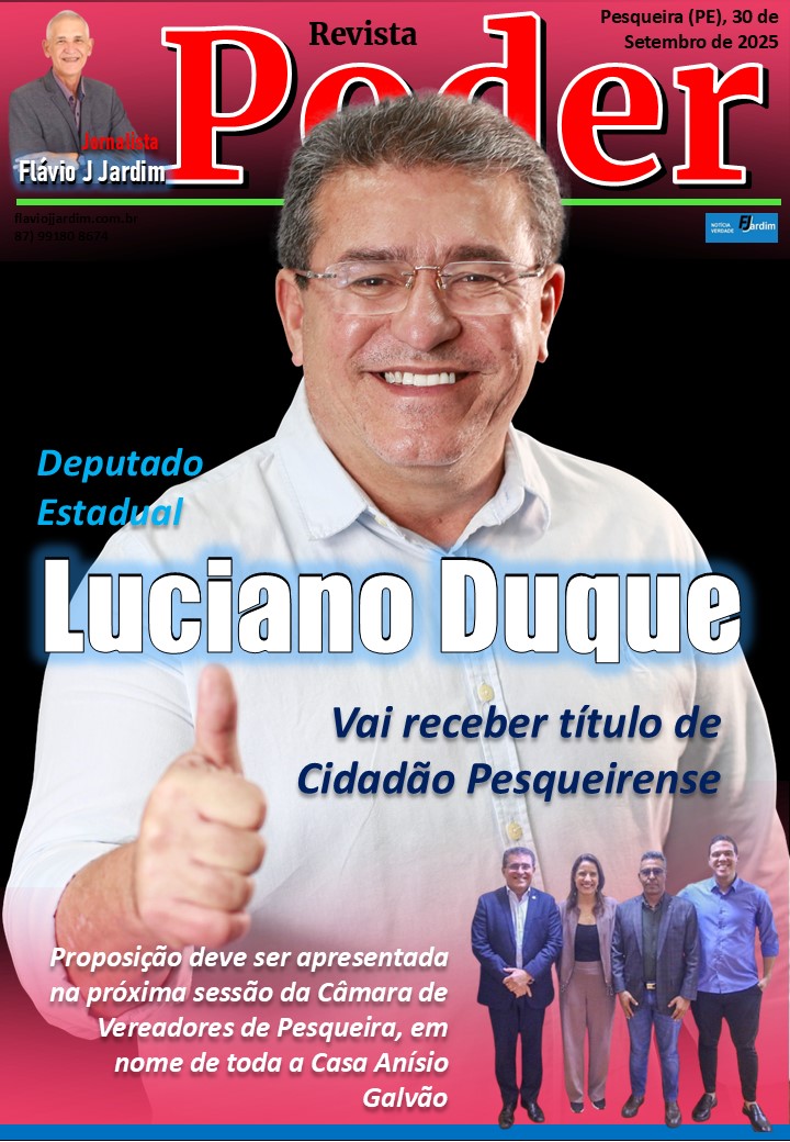 Com trabalho aprovado, Duque vai receber título de cidadão de Pesqueira