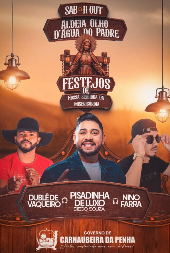 Carnaubeira realiza Festejos de Nossa Senhora da Misericórdia 1 Carnaubeira realiza Festejos de Nossa Senhora da Misericódia - Foto: Divulgação