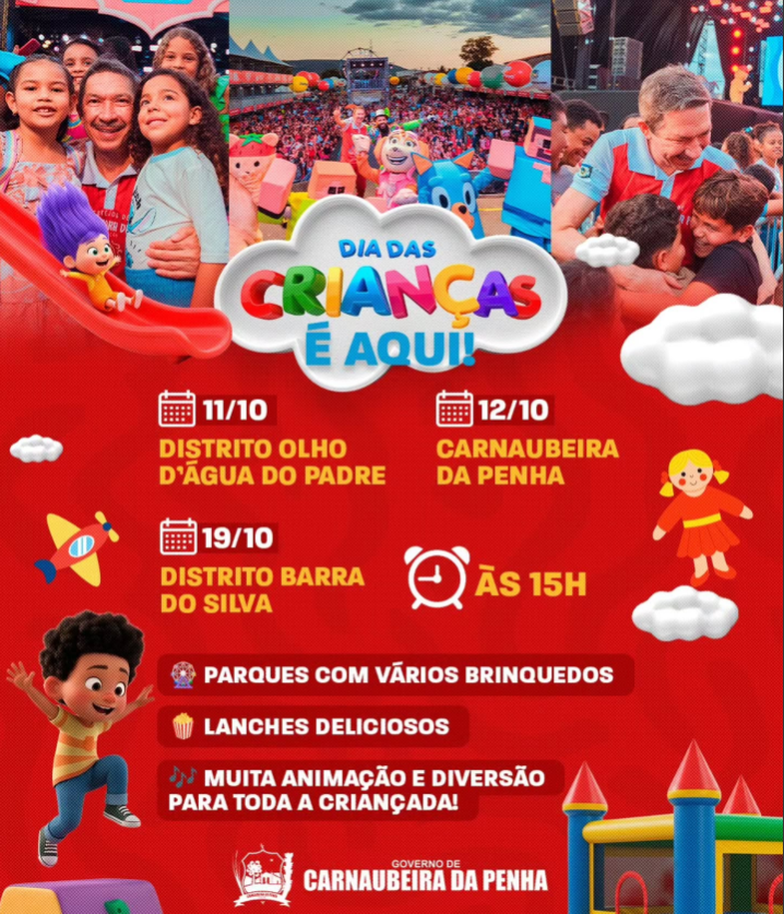 Prefeitura celebra Dia das Crianças com programação especial