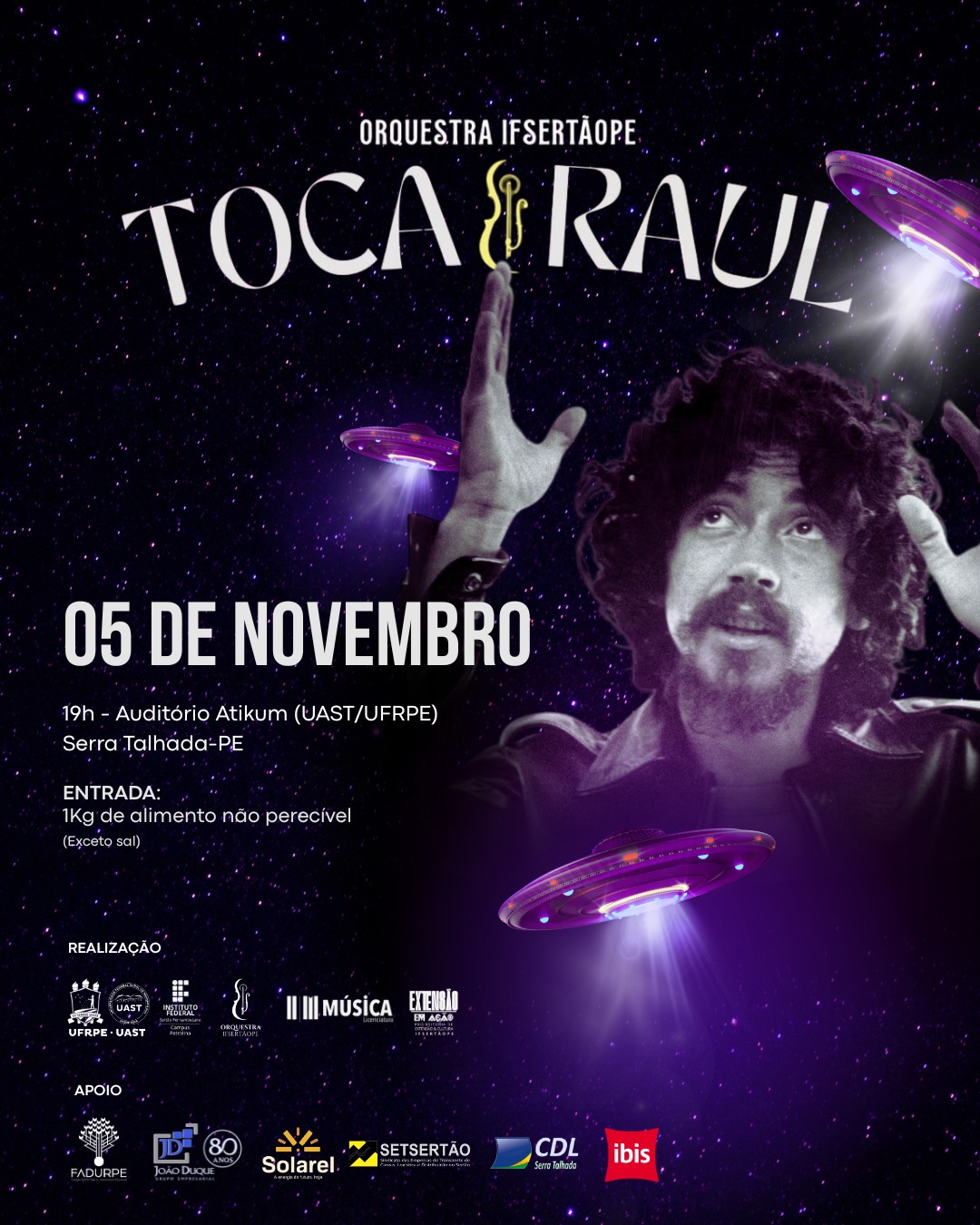 Orquestra do IFSertãoPE celebra 2 anos com apresentação na UAST