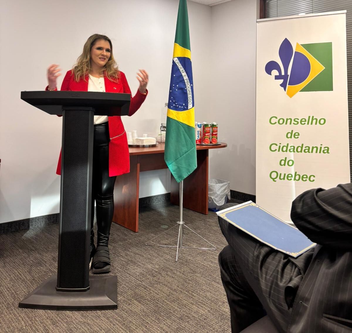 Serra-talhadense assume presidência do Conselho de Cidadania do Quebec 1 Serra-talhadense assume presidência do Conselho de Cidadania do Quebec