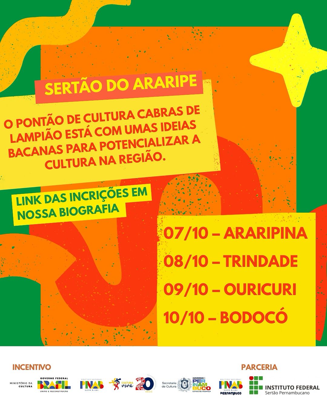 Pontão de Cultura Cabras de Lampião realiza oficinas no Sertão do Araripe 1 Pontão de Cultura Cabras de Lampião realiza oficinas no Sertão do Araripe