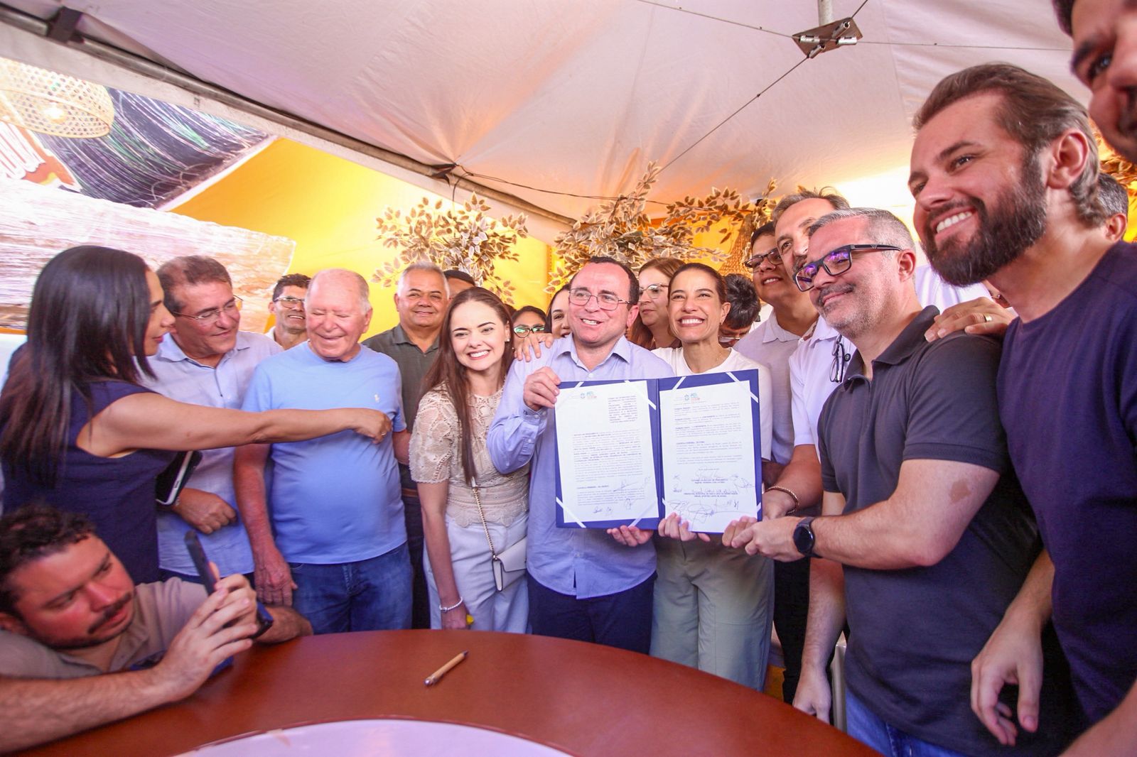 Visita de Raquel à Feira da Rapadura tem entregas e anúncios - Foto: Divulgação