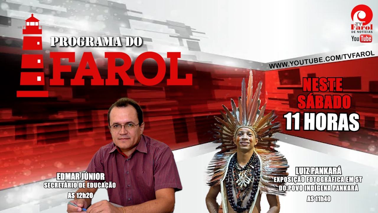 Programa do Farol recebe Edmar Júnior, Luiz Pankará e Diva Pádua