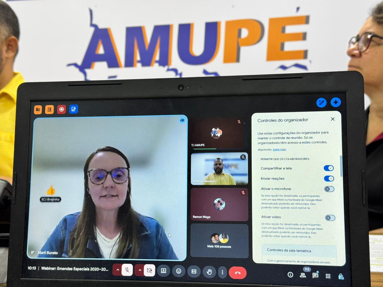 Amupe reúne mais de 150 participantes em webinar