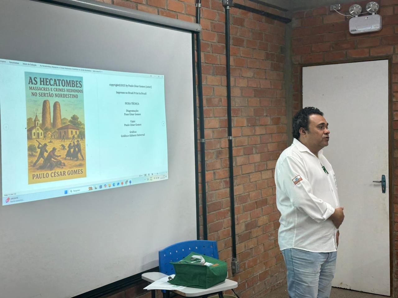 PC Gomes debate o Massacre da Pedra Bonita com estudantes da UAST 1 Fotos: Divulgação