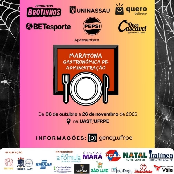 Maratona Gastronômica da UAST vai premiar os 'bons de boca' este mês 1 Maratona Gastronômica da UAST vai premiar os 'bons de boca' este mês