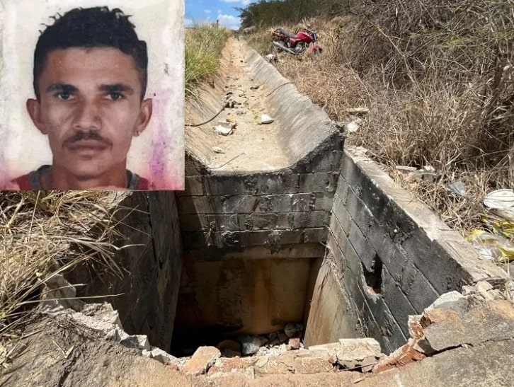 Pedreiro morre após cair em bueiro às margens da BR-104 - Foto: Reprodução
