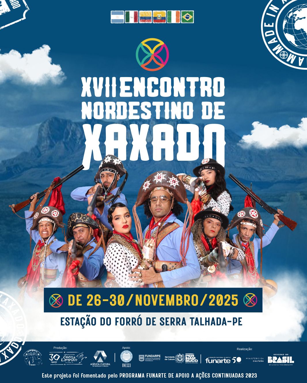 ST sedia o 17º Encontro Nordestino de Xaxado com grupos da América Latina 1 ST sedia o 17º Encontro Nordestino de Xaxado com grupos da América Latina