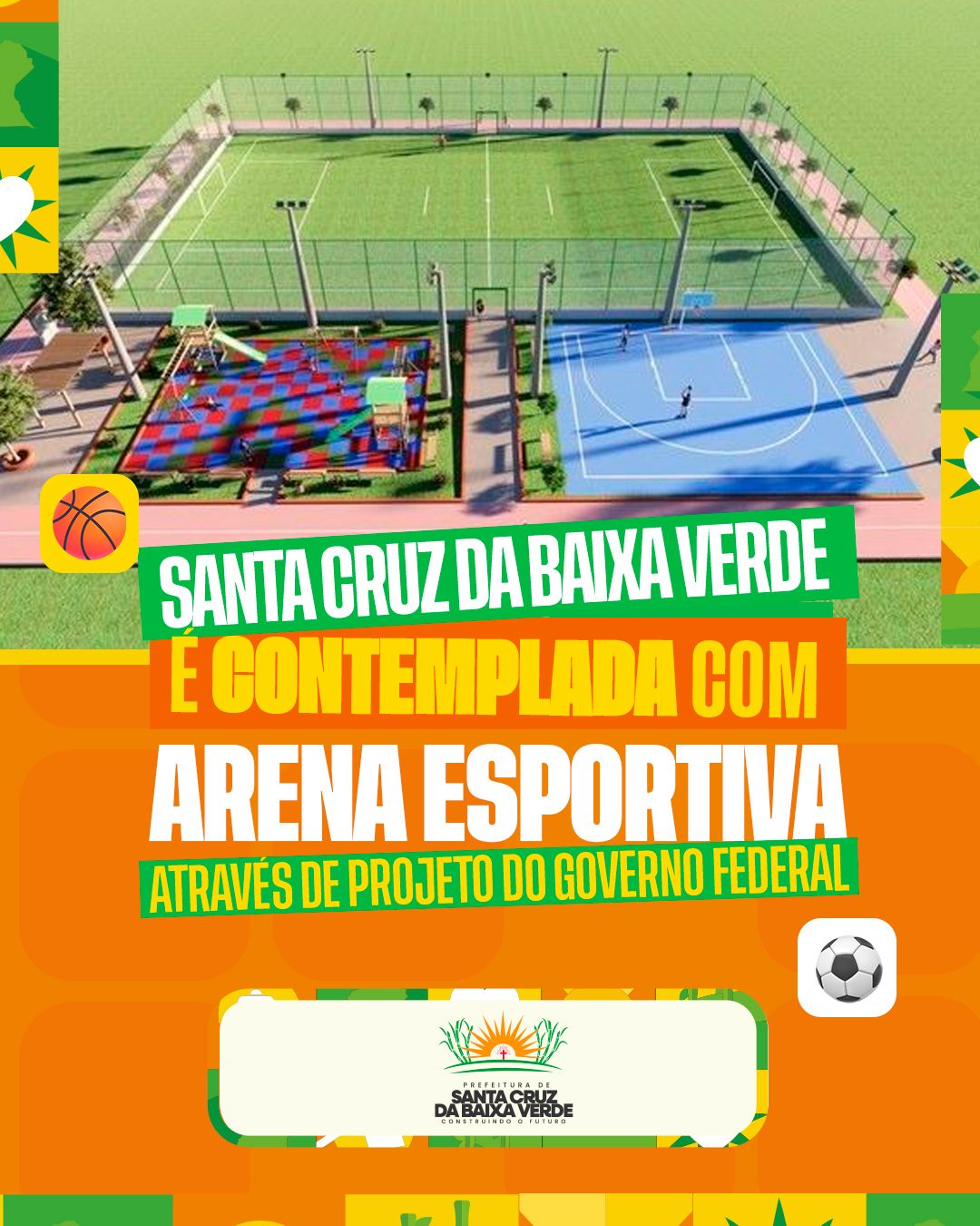 Dr. Ismael anuncia conquista de Arena Esportiva com campo society