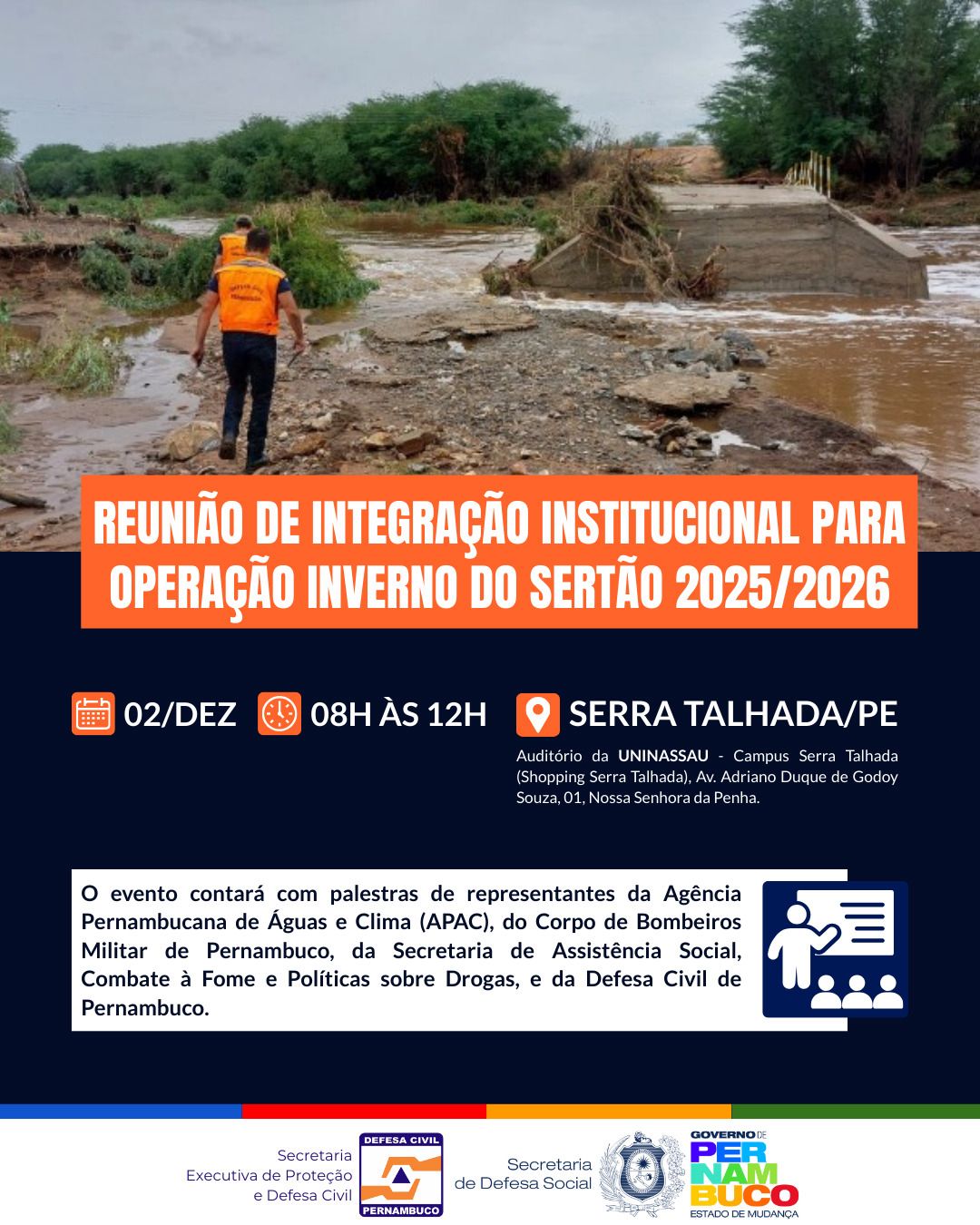 Defesa Civil promove reunião estratégica para fortalecer ações no Sertão