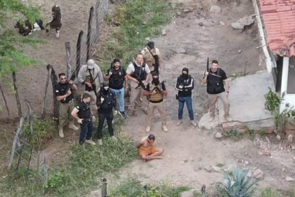 Líder do CV em Fortaleza é preso no Sertão de Pernambuco - Foto: DIVULGAÇÃO/PCPE