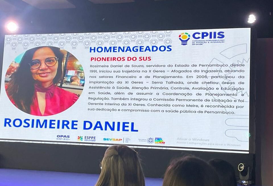 Servidora da XI GERES é premiada por trabalho sobre óbitos na regional