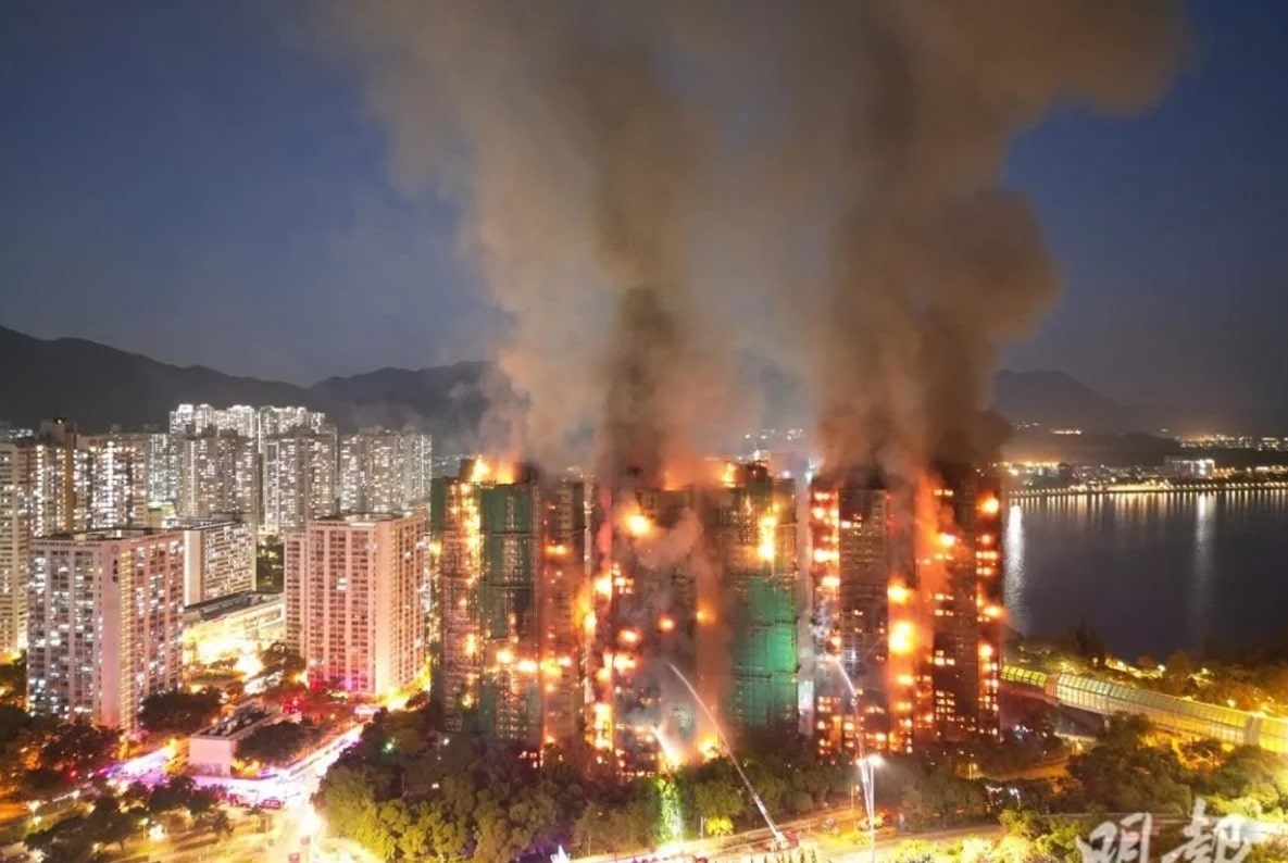 Mortos em incêndio em Hong Kong chegam a 159 - Reprodução/X