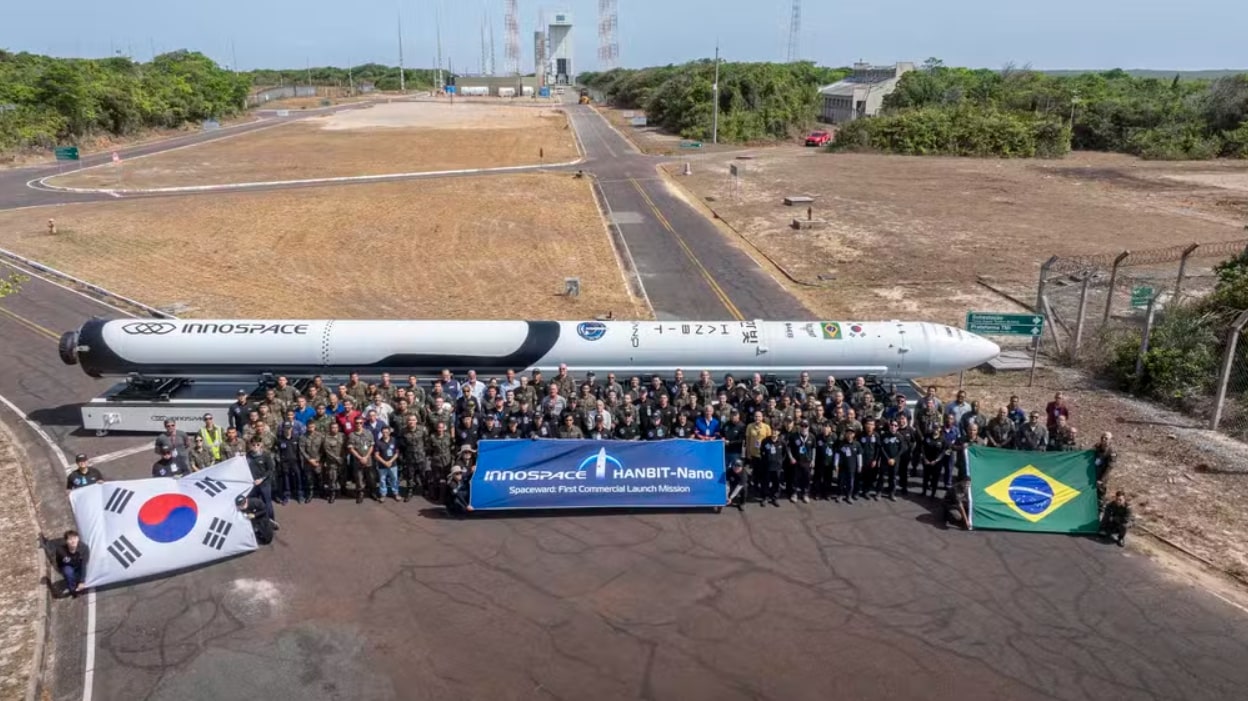 Brasil fará seu 1º lançamento comercial de foguete nesta quarta (17) 1 Brasil fará seu 1º lançamento comercial de foguete nesta quarta (17)