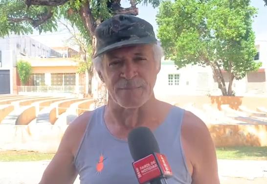 Concha Acústica fica sem iluminação natalina e revolta moradores de ST