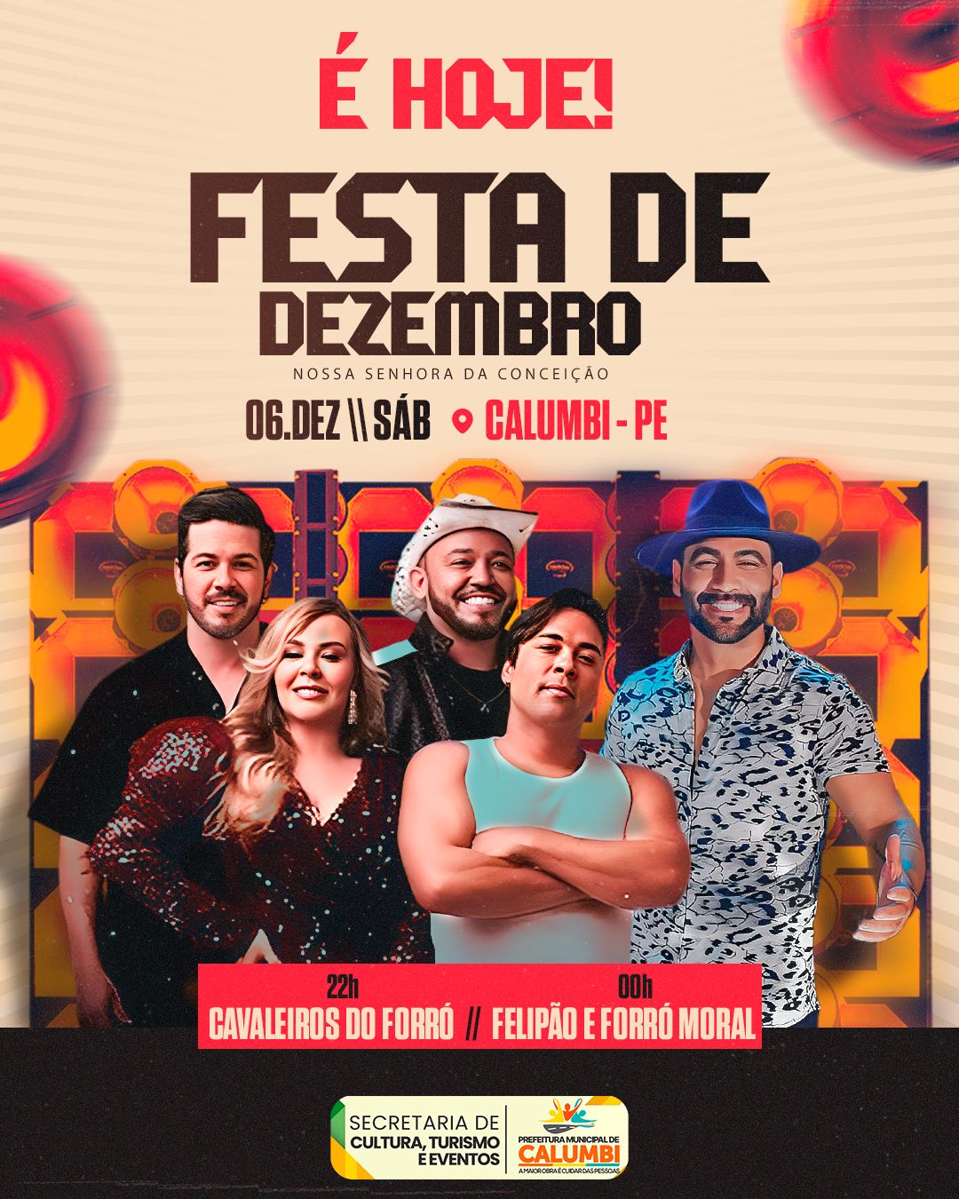 Veja as atrações da Festa de Dezembro no fim de semana