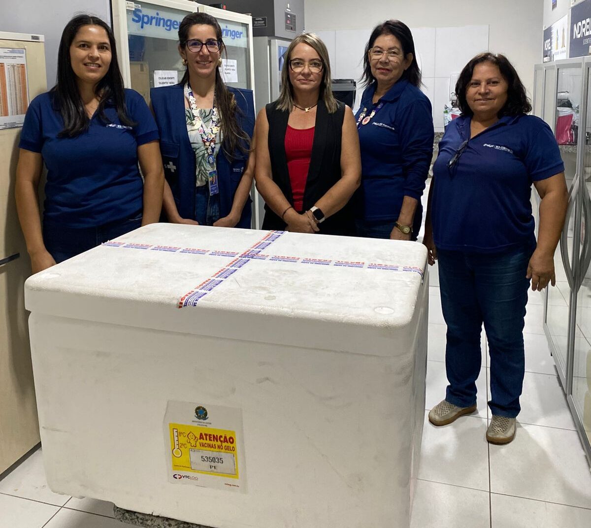 XI GERES recebe remessa de 890 doses de vacinas contra bronquiolite 1 XI GERES recebe remessa de 890 doses de vacinas contra bronquiolite