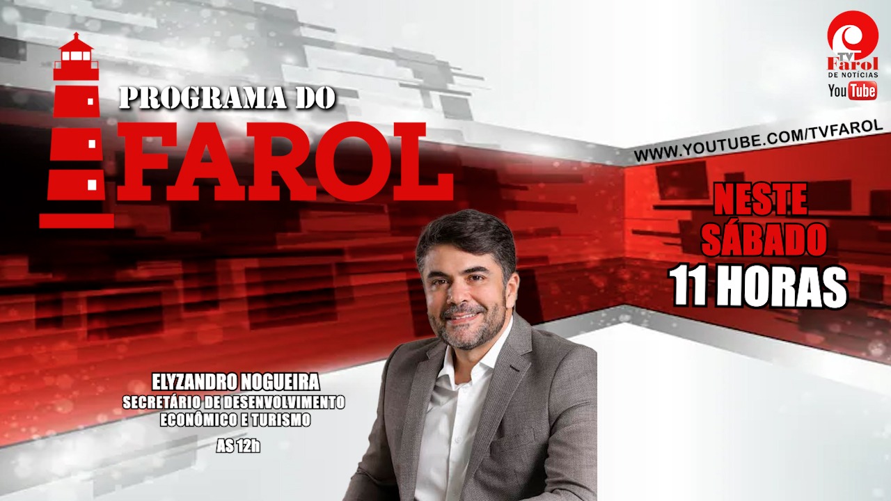 Programa do Farol recebe Elyzandro Nogueira neste sábado