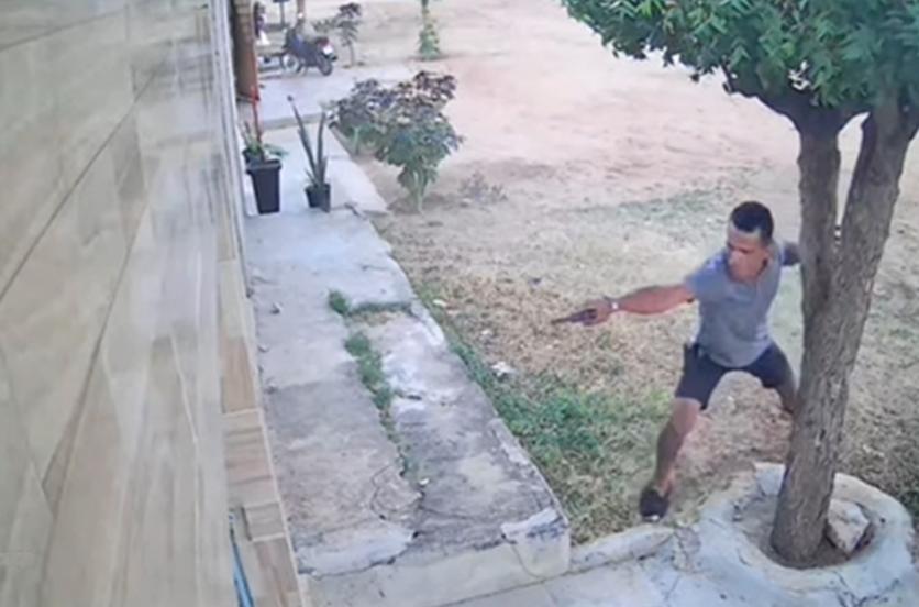 Homem atira contra vizinhos após discussão por som alto (REPRODUÇÃO/VÍDEO)