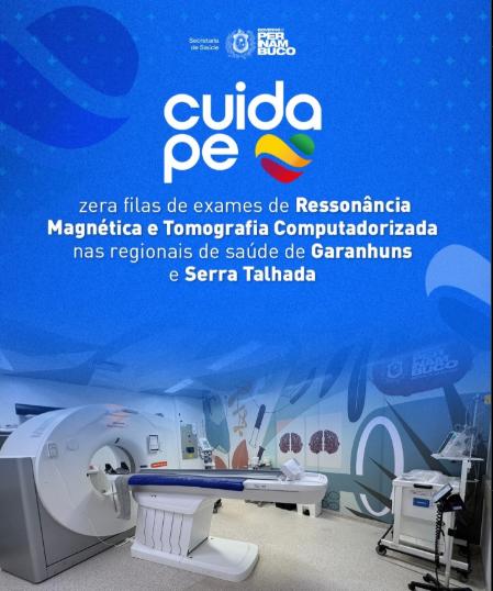 Governo zera filas de Ressonância e Tomografia em duas GERES 1 Governo zera filas de Ressonância e Tomografia em duas GERES