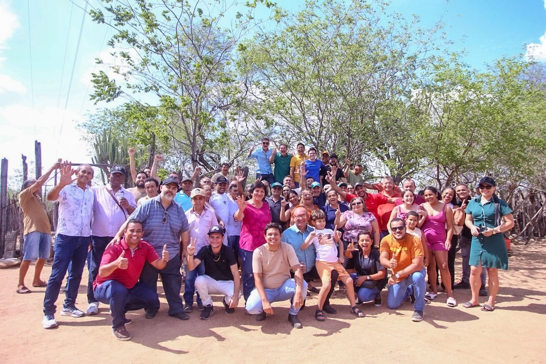 Ato na zona rural de ST reúne mais de 500 pessoas com Luciano Duque