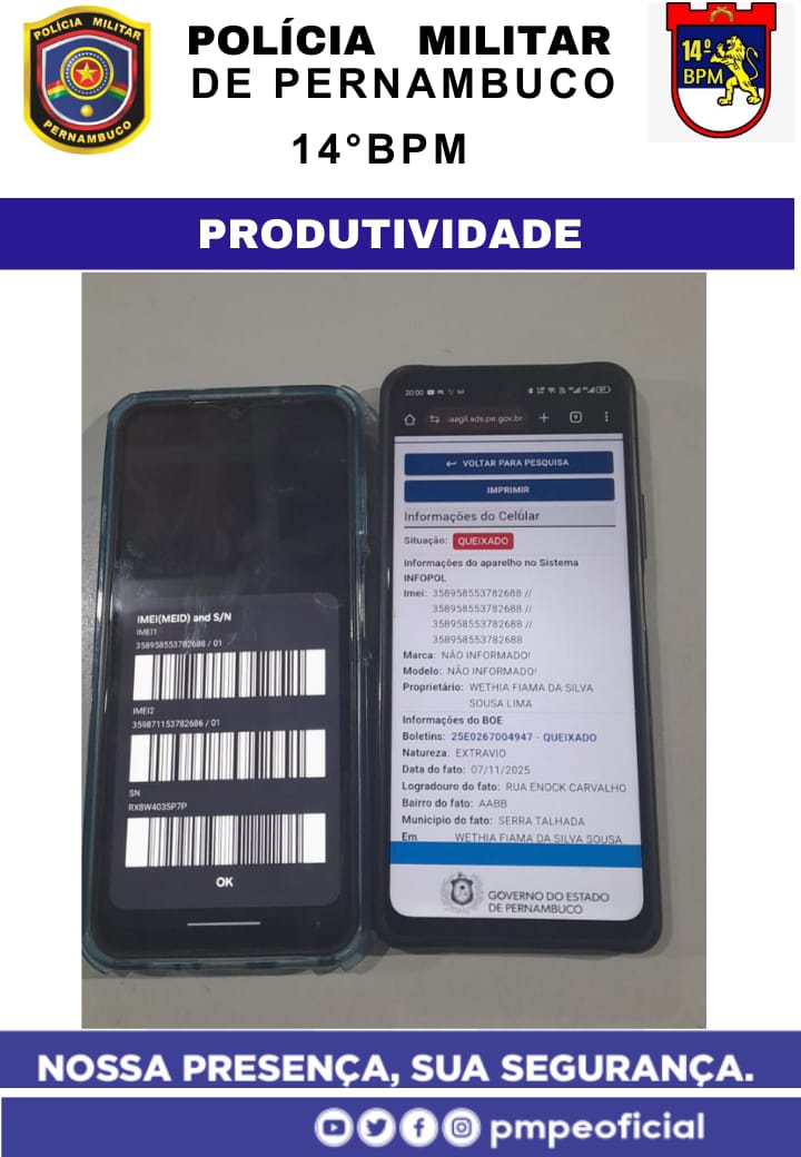 Adolescente com celular roubado 