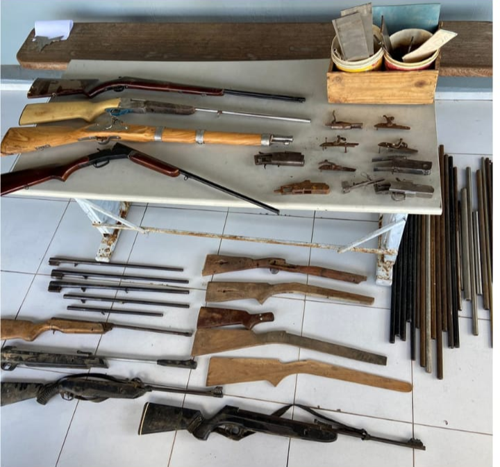 fábrica de armas clandestinas