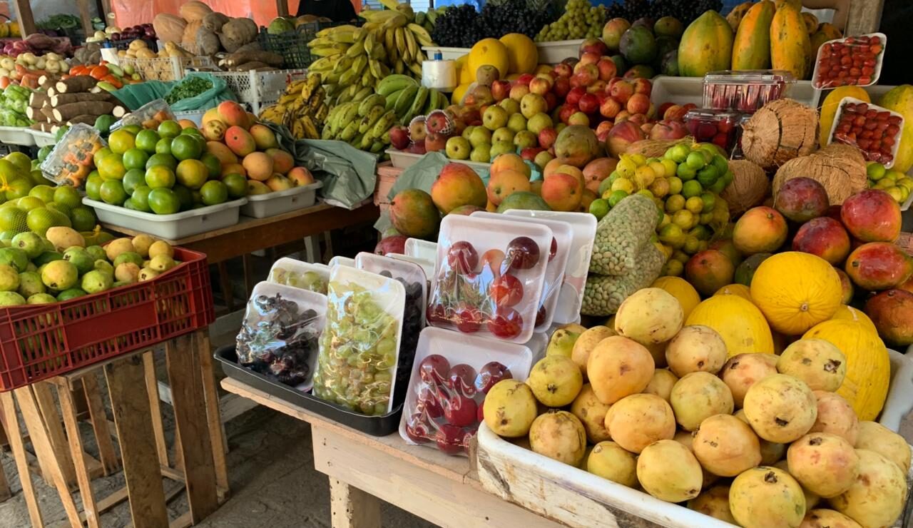 Feirantes de ST comentam sobre preços e variedades das frutas de verão 1 Fotos: Laís Gomes/Farol de Notícias