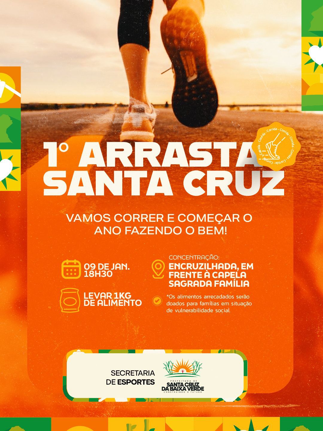 Prefeitura realiza o 1º Arrasta Santa Cruz da B. Verde nesta sexta (9) 1 Prefeitura realiza o 1º Arrasta Santa Cruz da B. Verde nesta sexta (9)