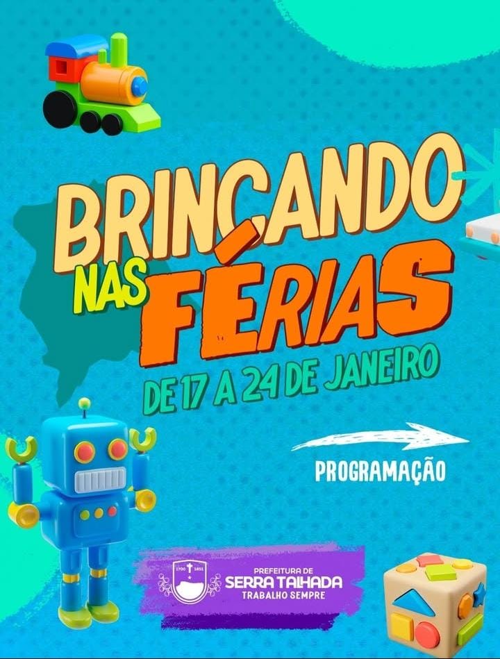 Prefeitura de Serra Talhada realiza programação de férias