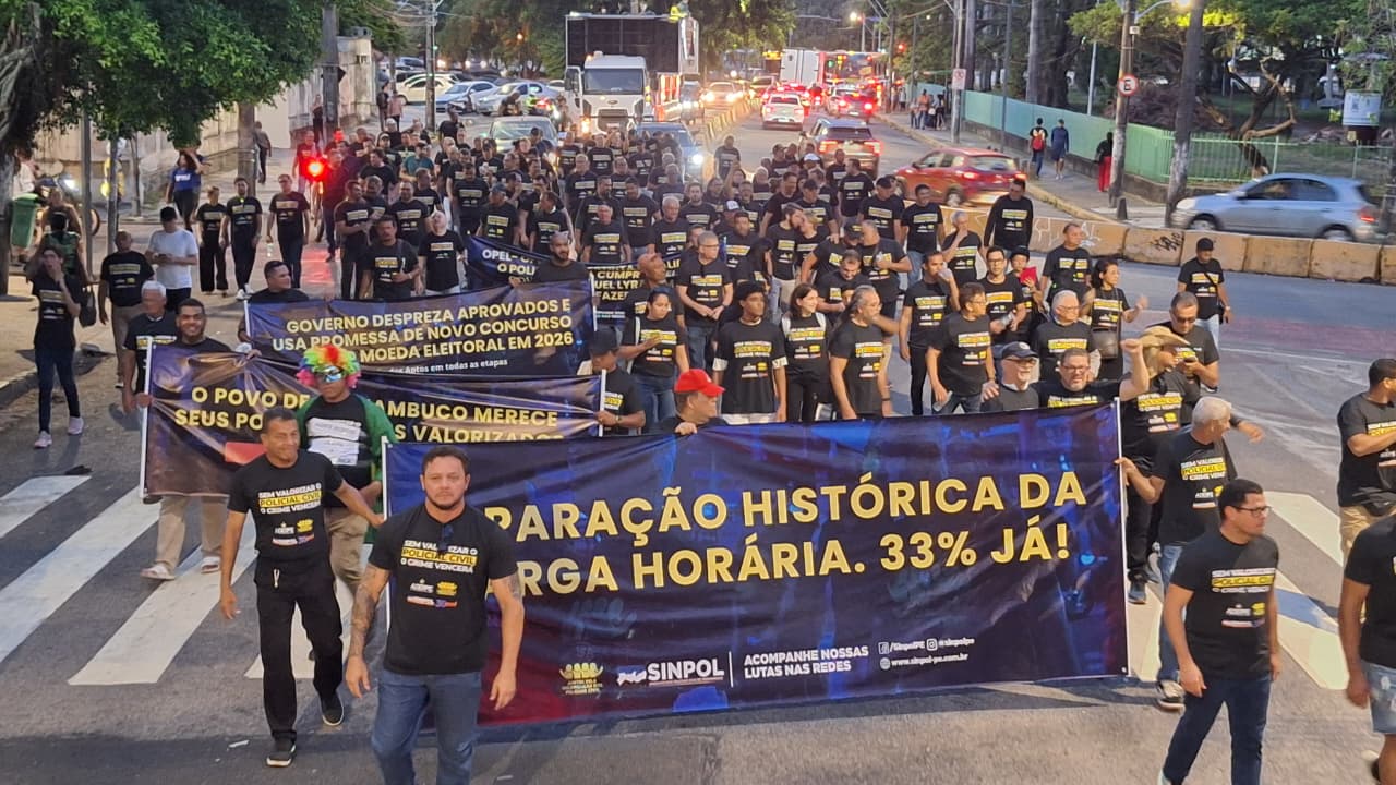 Policiais Civis de PE farão paralisação no dia 04/02 1 Policiais Civis de PE farão paralisação no dia 04/02