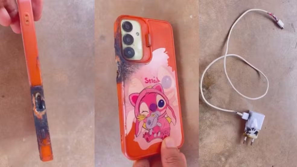 Adolescente de 15 anos morre após receber descarga elétrica de celular ligado à tomada 1 Adolescente de 15 anos morre após receber descarga elétrica de celular ligado à tomada