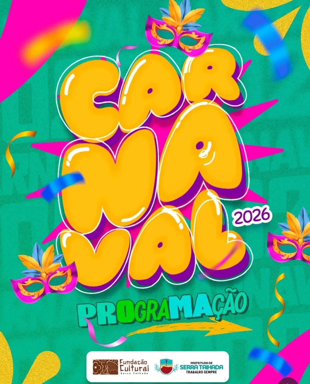 Fundação Cultural divulga programação de blocos em Serra Talhada