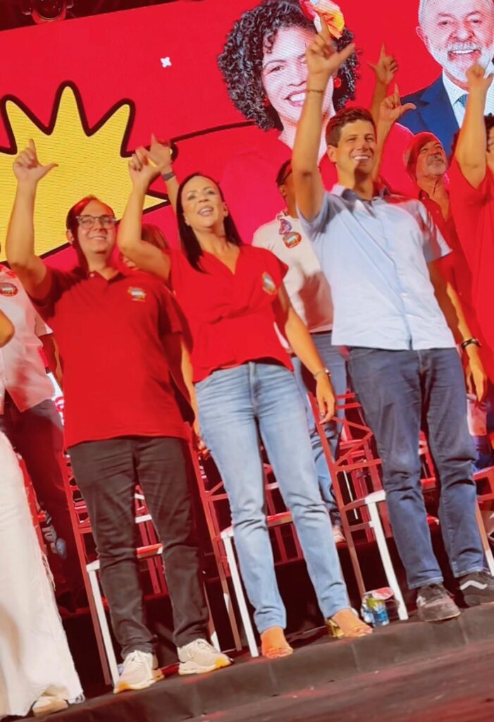 Márcia e Breno dão a largada com agenda ao lado de João Campos