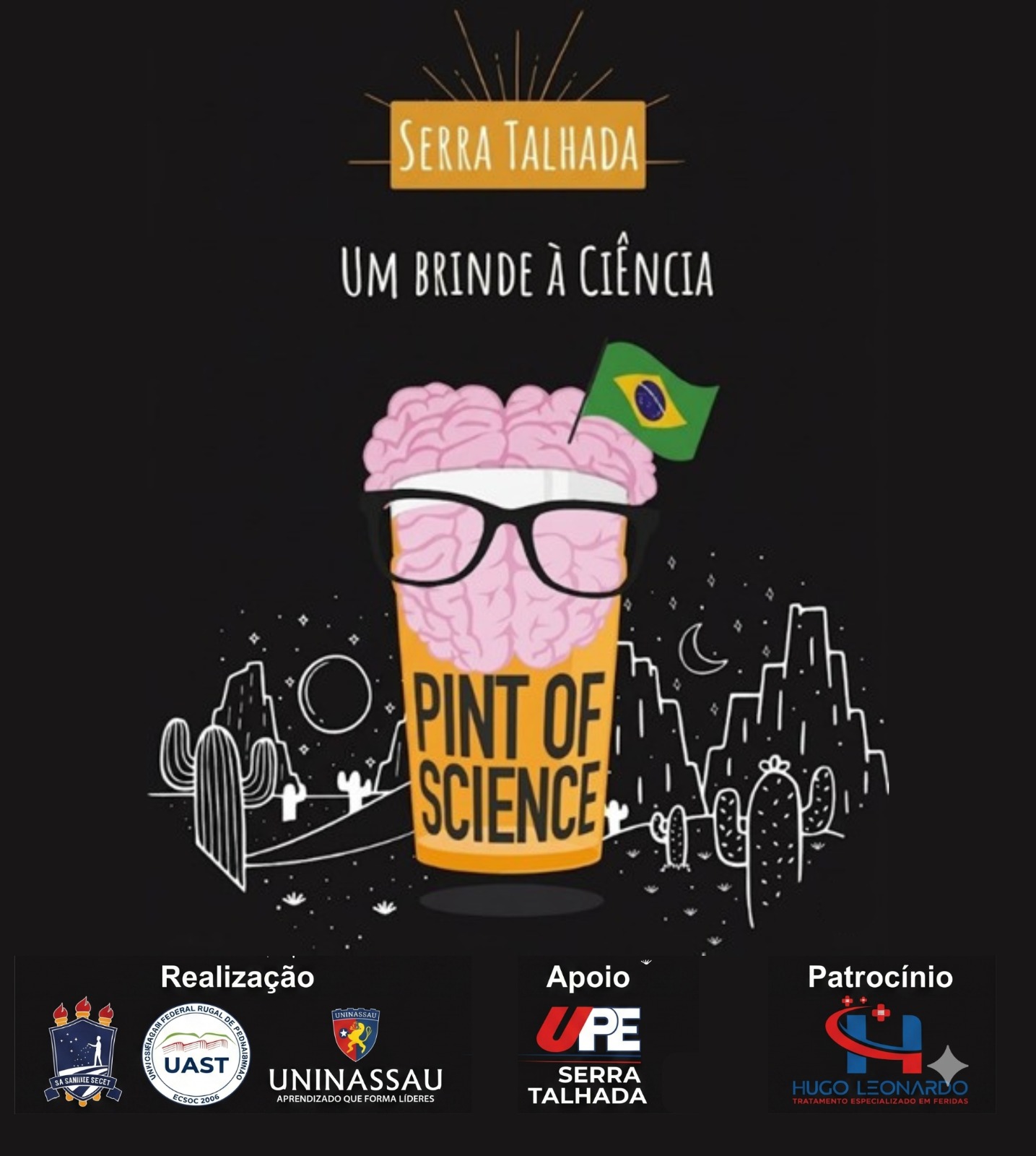 Serra Talhada recebe festival internacional que leva ciência para o ambiente de bar