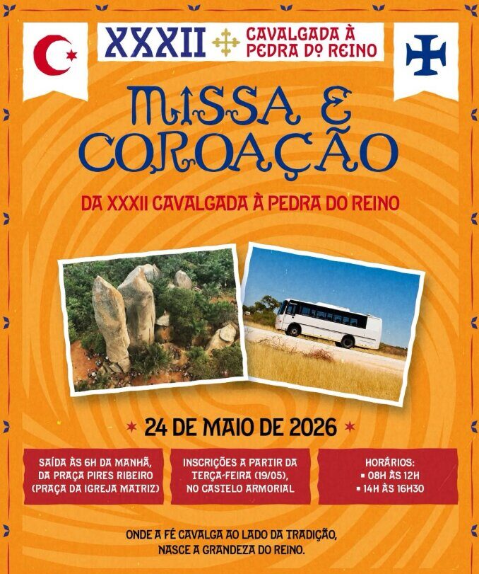Prefeitura disponibiliza transporte para Missa da Pedra do Reino