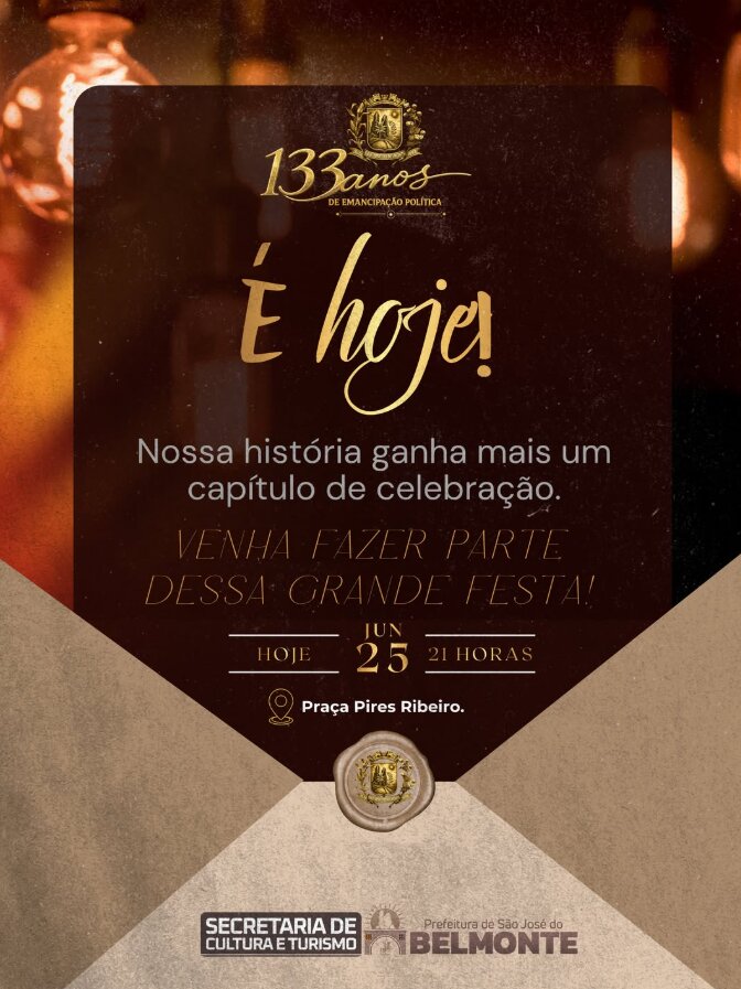 Belmonte celebra os 133 anos de Emancipação Política