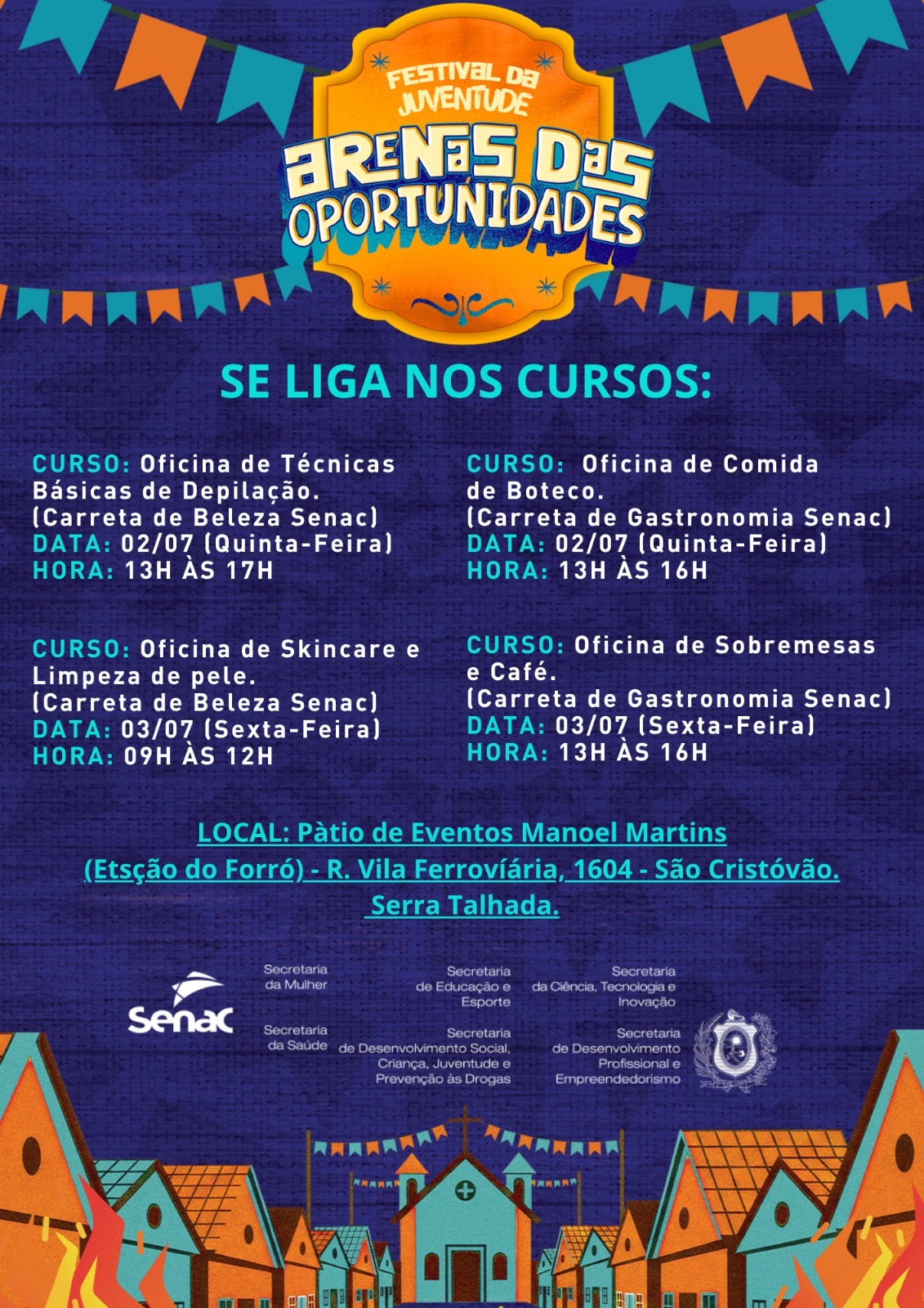 Festival da Juventude oferta qualificação e serviços gratuitos a ST