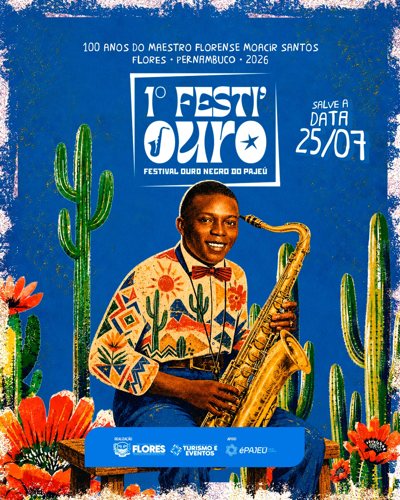 Flores anuncia o 1º Festi’Ouro em celebração a Moacir Santos