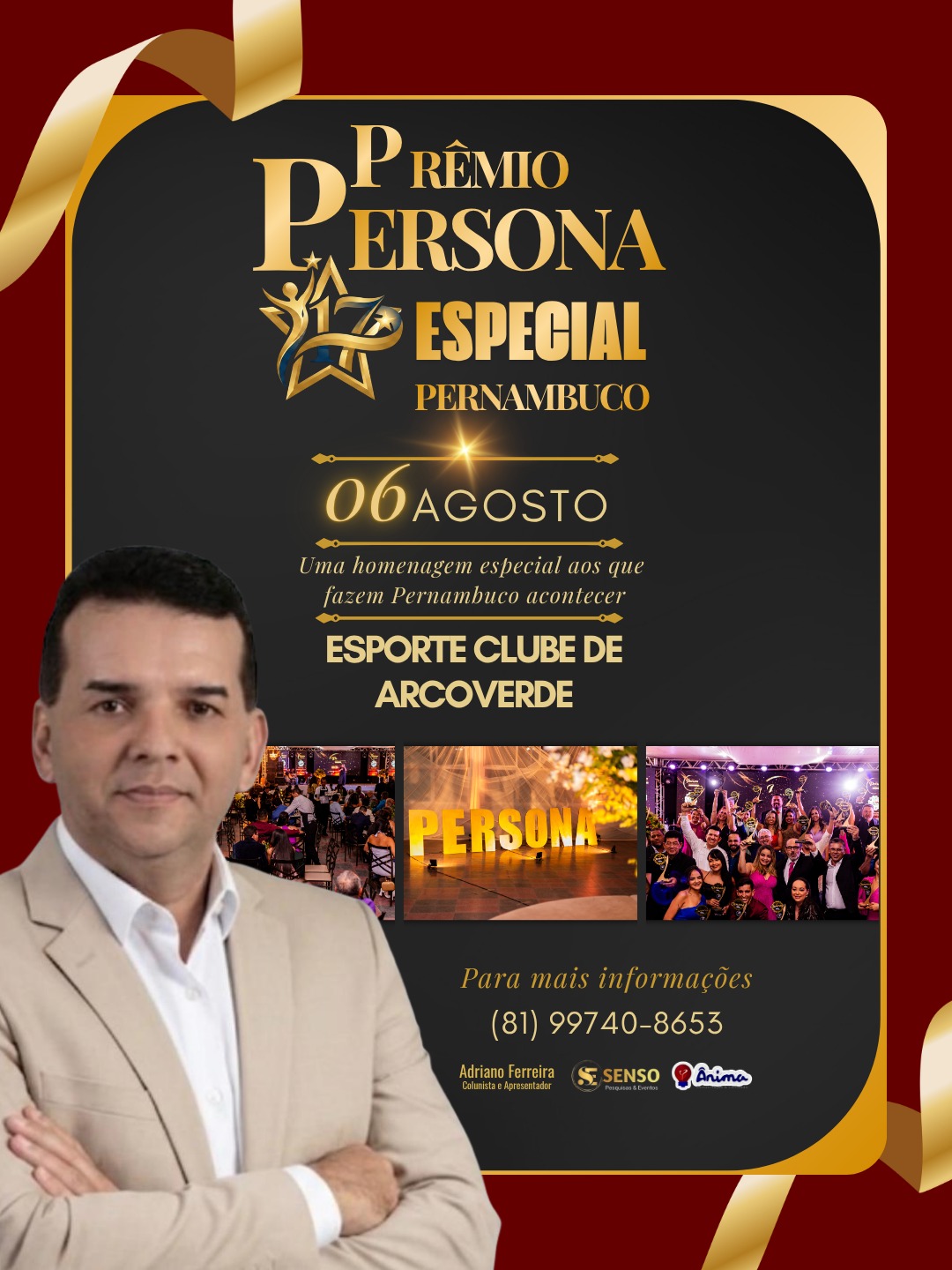 Prêmio Persona Especial PE 2026 tem data marcada