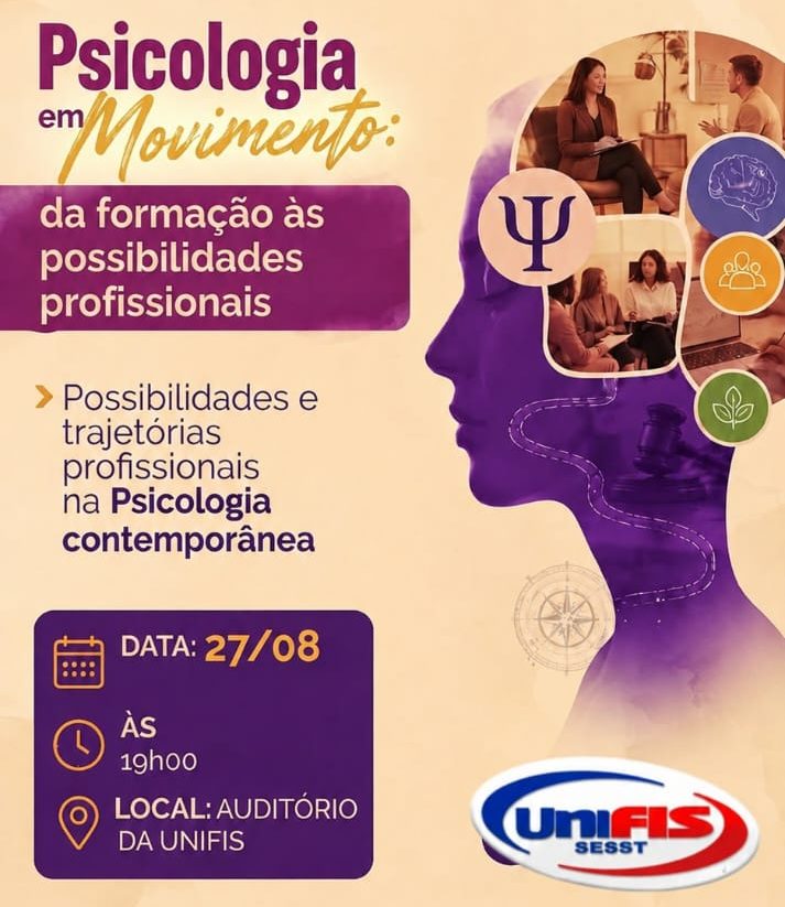 UNIFIS debate Psicologia em Movimento nesta 5ª em Serra Talhada