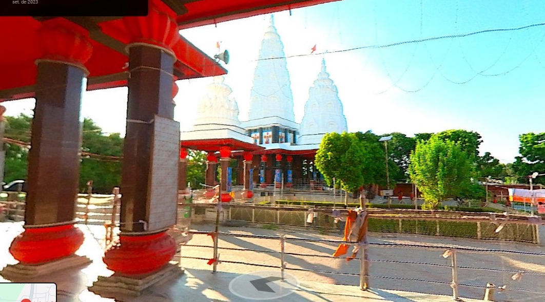 Tumulto em templo deixa ao menos 7 mortos e vários feridos na Índia 1 O tumulto ocorreu nas proximidades do Templo de Ashok Dham, no distrito de Lakhisarai - Foto: Google Maps / Reprodução