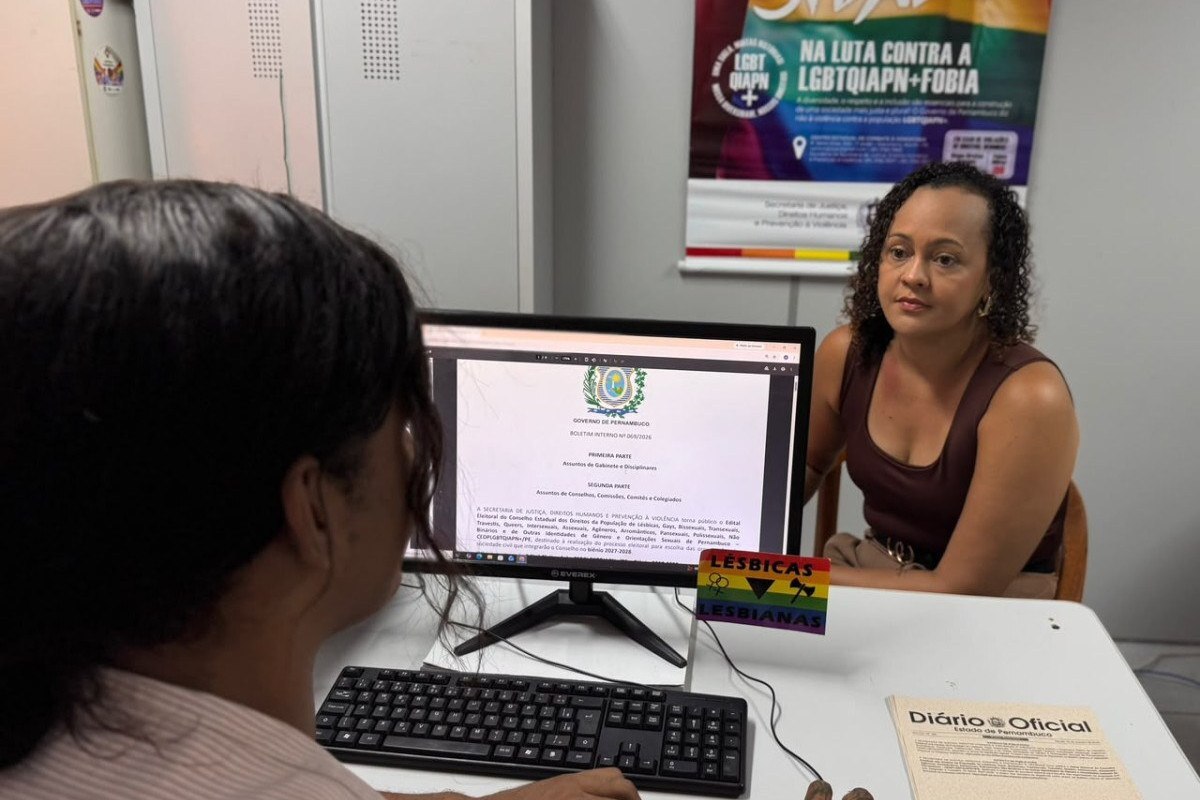 PE abre inscrições para eleição do Conselho LGBTQIAPN+ 1 As inscrições são gratuitas e podem ser feitas virtualmente ou de forma presencial (Foto: Laiz Calado/SJDH)