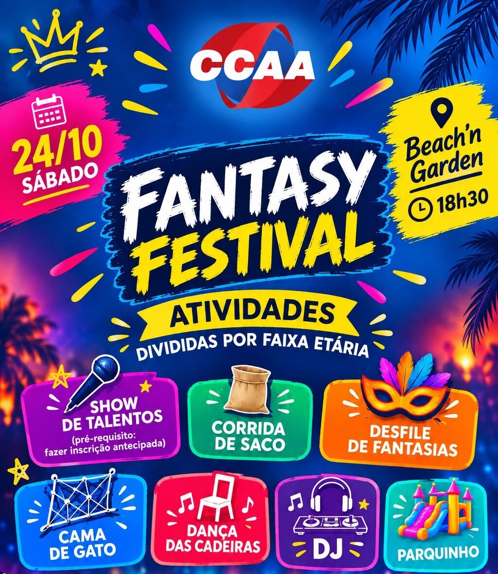 CCAA promove Fantasy Festival neste sábado (24) em Serra Talhada