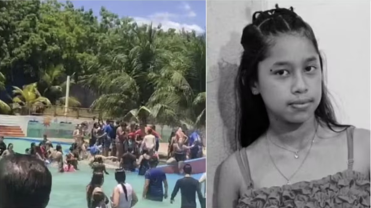 A garota Isis Maria Medeiros da Silva chegou a ser socorrida pela equipe do parque, mas não resistiu. (Reprodução/Redes Sociais)